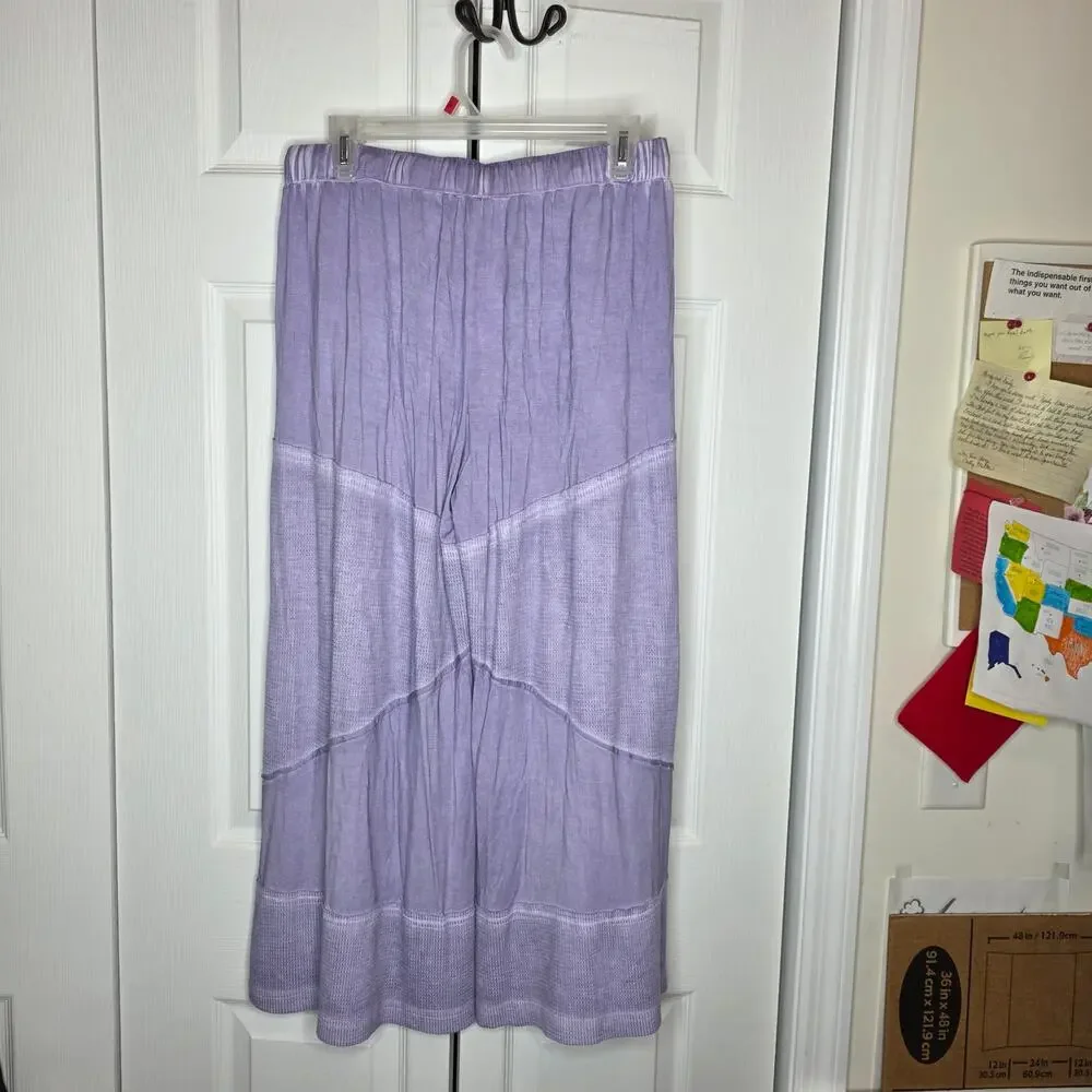 POL Ultra Soft Wide Leg Lavender Palazzo Pants Sz M/L NWT - Picture 7 of 9